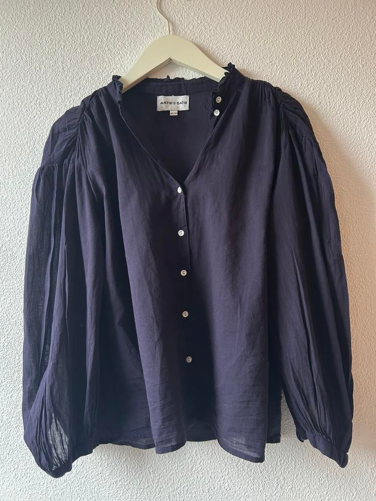 Blouse Antik Batik, Ophalen of Verzenden, Zo goed als nieuw, Maat 36 (S), Blauw
