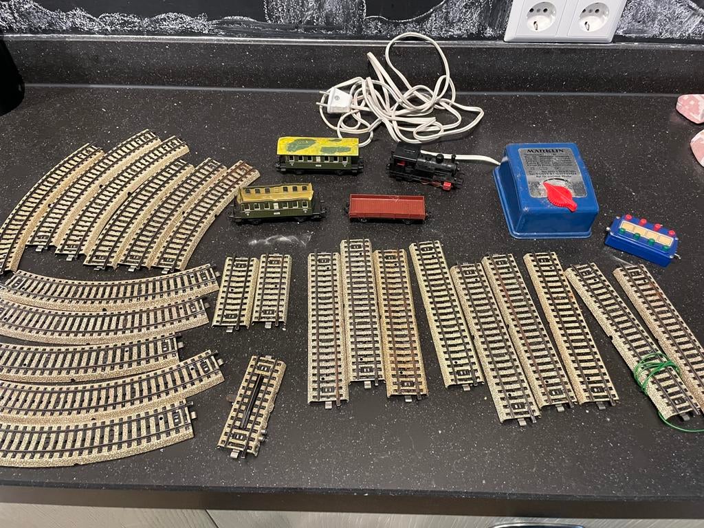 Rails, locomotief, Marklin, Overige merken, Ophalen of Verzenden, Zo goed als nieuw, Gelijkstroom