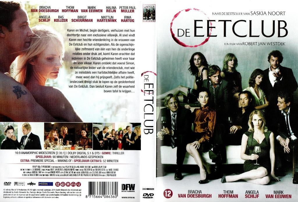 De eetclub, Vanaf 12 jaar, Ophalen of Verzenden, Zo goed als nieuw, Komedie