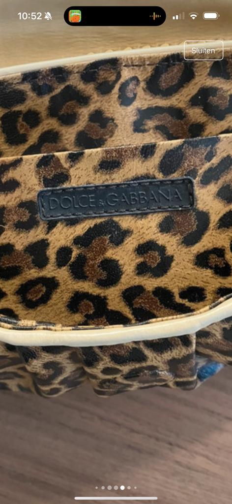 Dolce & gabbana clutch, Sieraden, Tassen en Uiterlijk, Tassen | Damestassen, Ophalen of Verzenden, Gebruikt, Overige kleuren, Schoudertasje