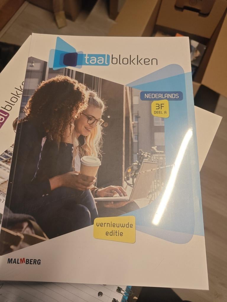 Taalblokken Nederlands 3F (Deel A) - Nieuwe editie, Ophalen of Verzenden, Zo goed als nieuw, MBO, Malmberg