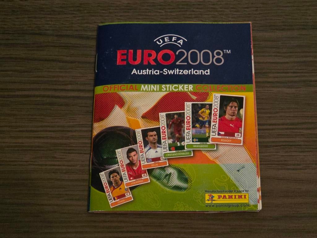 Panini Euro 2008 pocket / mini album compleet, Ophalen of Verzenden