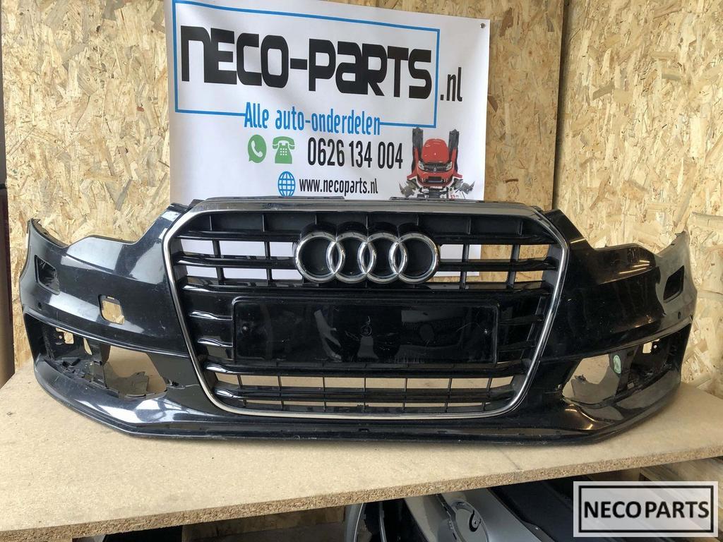 Audi A6 4G S6 s-line bumper voorbumper grill 2011-2015, Ophalen, Gebruikt, Voor, Audi