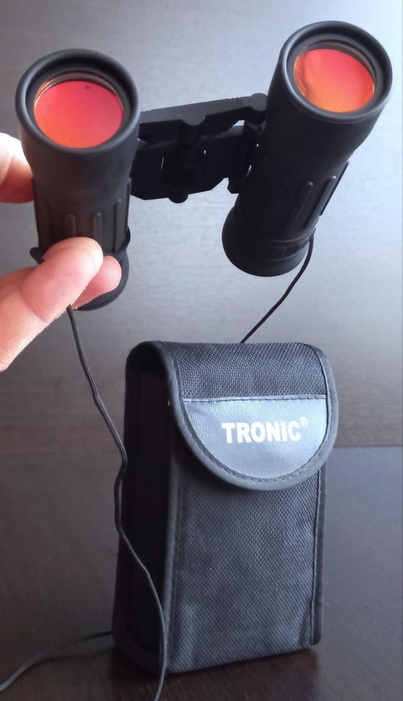 Verrekijker compacte Tronic 10x25 -101M/1000M-Fild 5.7nr. s6, Ophalen of Verzenden, Zo goed als nieuw, 8 tot 12x, Met hoes of tas