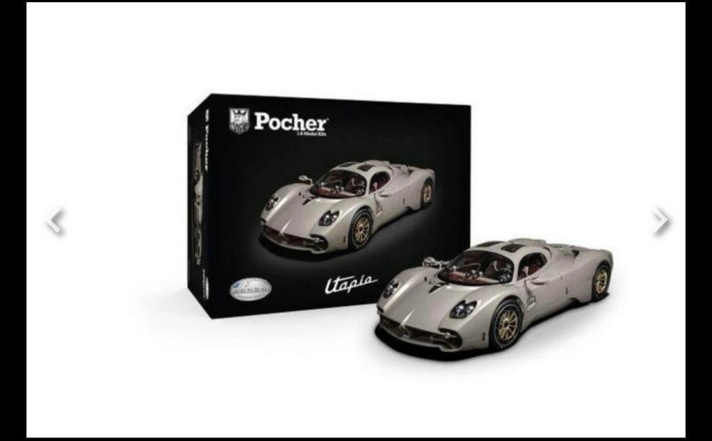 Nieuw in doos. Pocher 1:8 Pagani Utopia Modelbouw, Overige merken, Auto, Groter dan 1:32, Nieuw