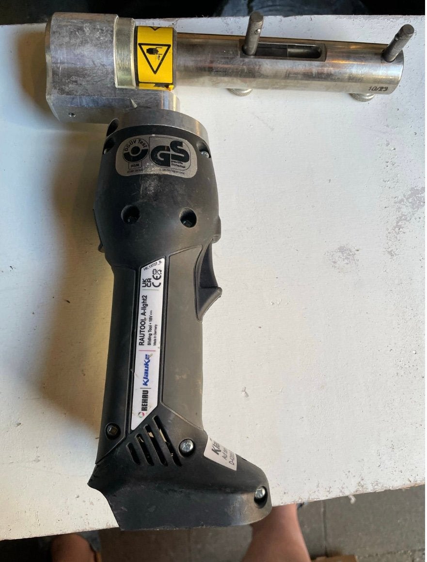Rehau Klauke Rautool A-light2 pers machine, Doe-het-zelf en Verbouw, Ophalen of Verzenden, Gebruikt, Overige typen, Overige merken