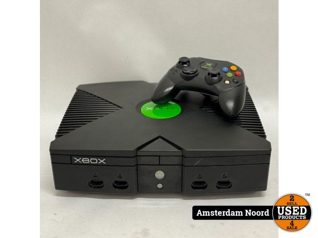 Microsoft Xbox Classic Zwart, Spelcomputers en Games, Spelcomputers | Xbox Original, Microsoft, Zo goed als nieuw, Support@microsoft.com