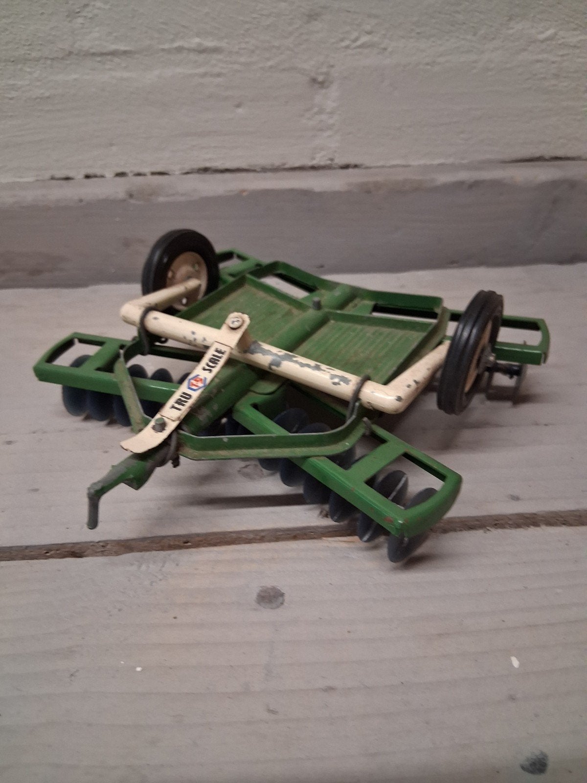 vintage Ertl Tru-Scale John Deere schijveneg., Ophalen of Verzenden