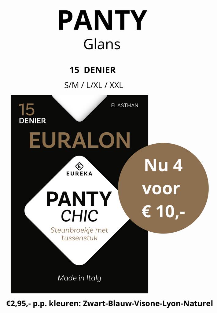 Eureka panty 15 den, Kleding | Dames, Overige kleuren, Eureka Textiles, Nieuw, Overige maten
