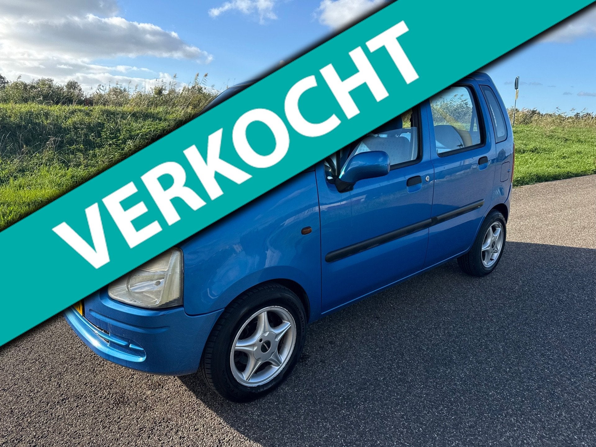 Opel Agila 1.2-16V Comfort incl gloednieuwe apk ! nette auto, Voorwielaandrijving, Blauw, Origineel Nederlands, Bedrijf
