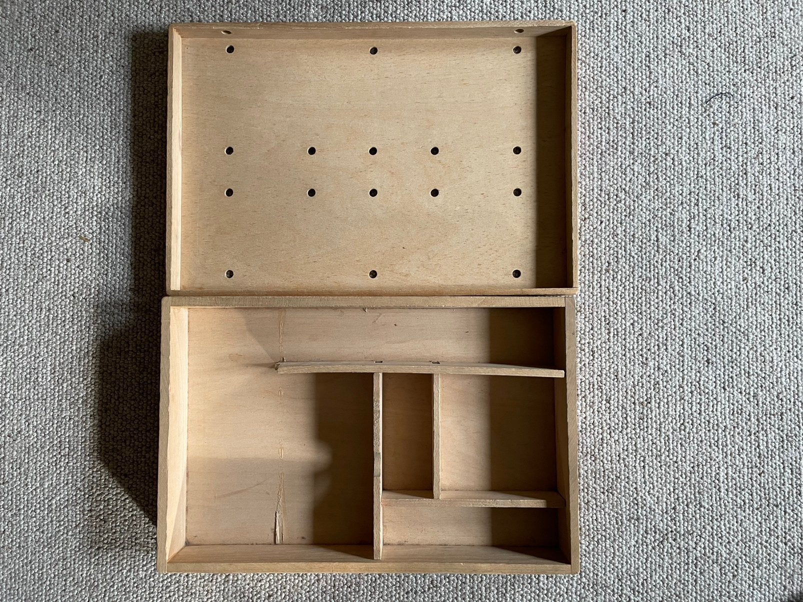 Tk vintage houten bewaardoos sio montage + voorbeeld boekje, Ophalen of Verzenden, Gebruikt, Overige typen