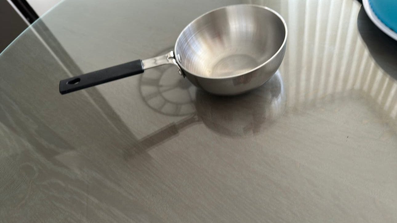 Steelpan voor saus  18 cm van metaal en handvat van silicon, Overige typen, Geschikt voor inductie, Aluminium, Ophalen of Verzenden