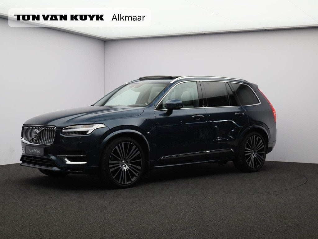 Volvo XC90 T8 AWD Recharge Inscription / Trekhaak / Luchtver, Gebruikt, Euro 6, 4 cilinders, Blauw