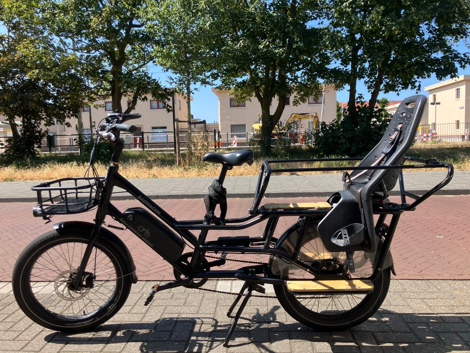 RadWagon 4 Elektrische Longtail met Accessoires, Gebruikt, 51 tot 55 cm, 50 km per accu of meer, Ophalen