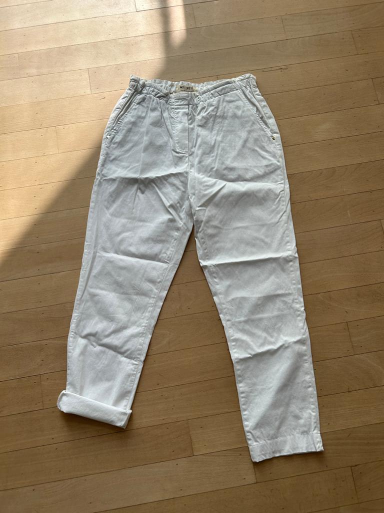 Nieuwe Mos Mosh Broek - Wit, Maat S, Kleding | Dames, Wit, Nieuw, Ophalen of Verzenden, Maat 36 (S)