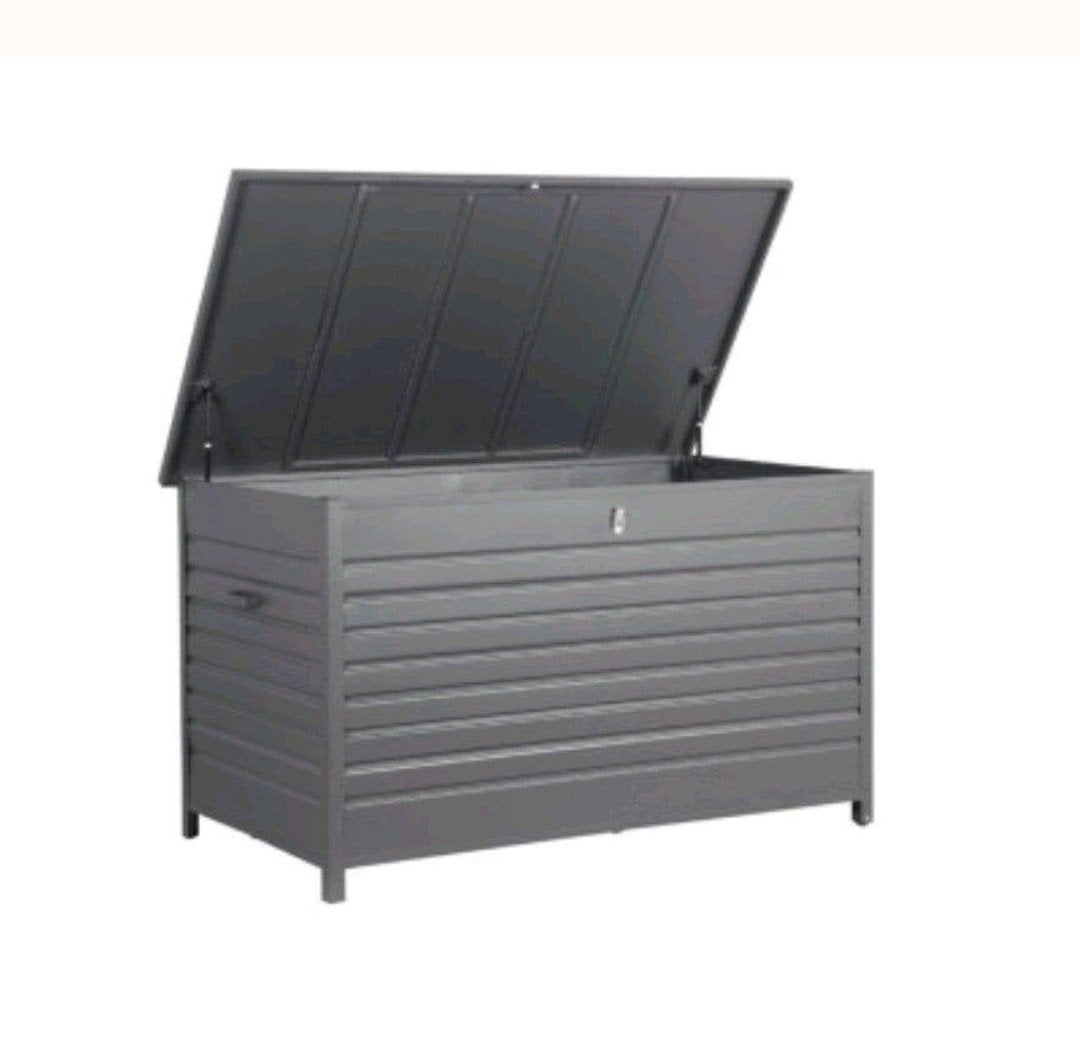 KUSSENKIST ALUMINIUM GARDEN IMPRESSIONS 1600LITER €400, Tuin en Terras, Tuinmeubel-accessoires, Ophalen, Nieuw
