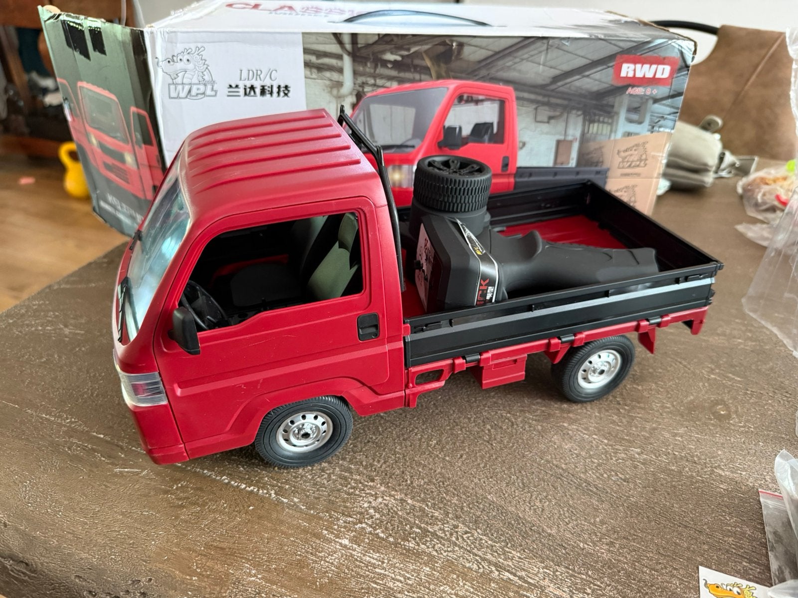 WPL Kei truck 1/10 nieuw, Nieuw, Schaal 1:10, Auto onroad, RTR (Ready to Run)