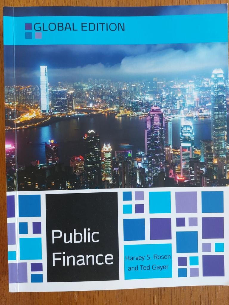 Public Finance - Harvey S. Rosen & Ted Gayer, Ophalen