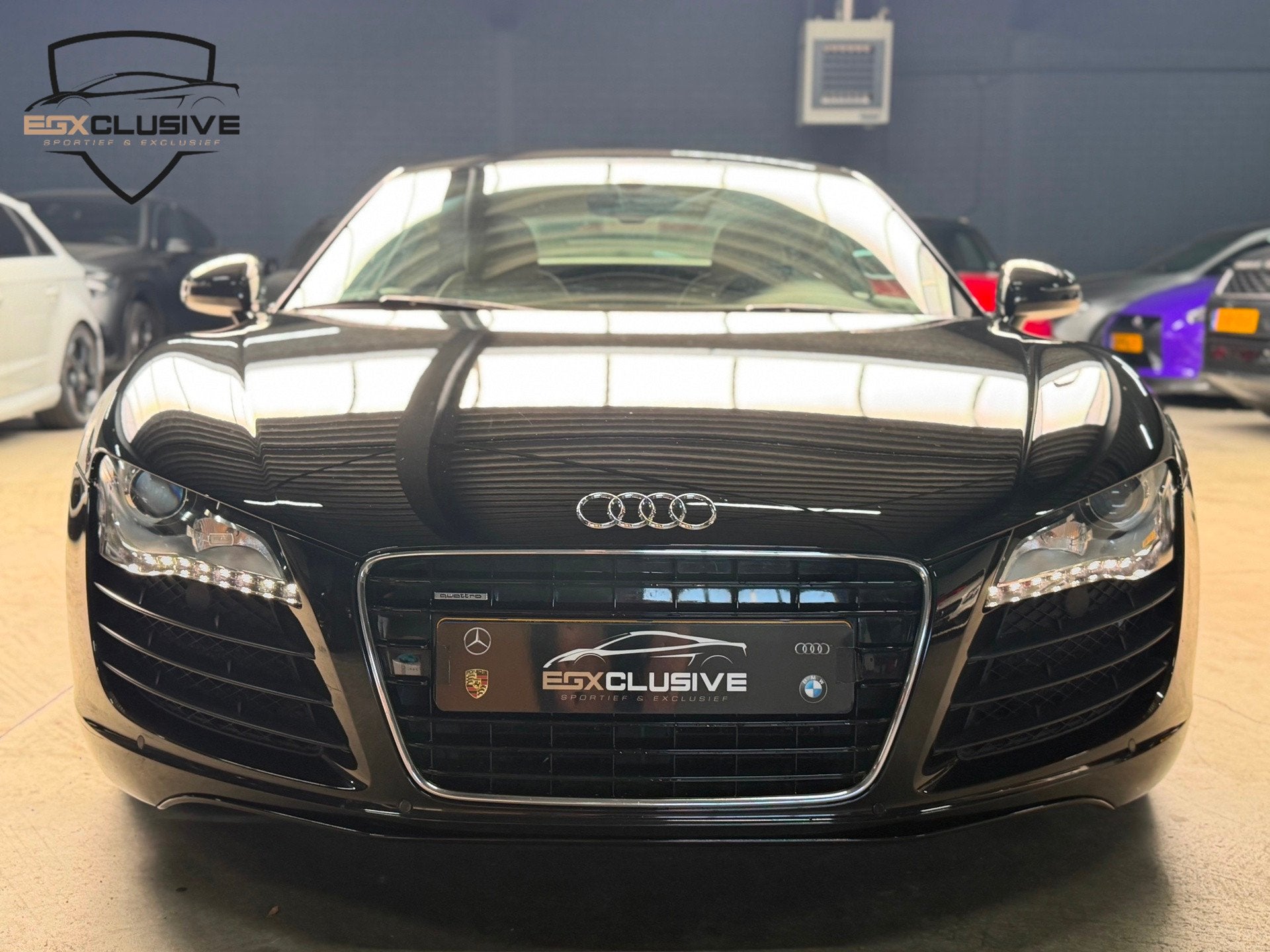 Audi R8 4.2 V8 FSI DEALER ONDERHOUDEN|PDC|CRUISECONTROL|STOE, Auto's, Audi, Automaat, Gebruikt, Automatische klimaatregeling, Zwart