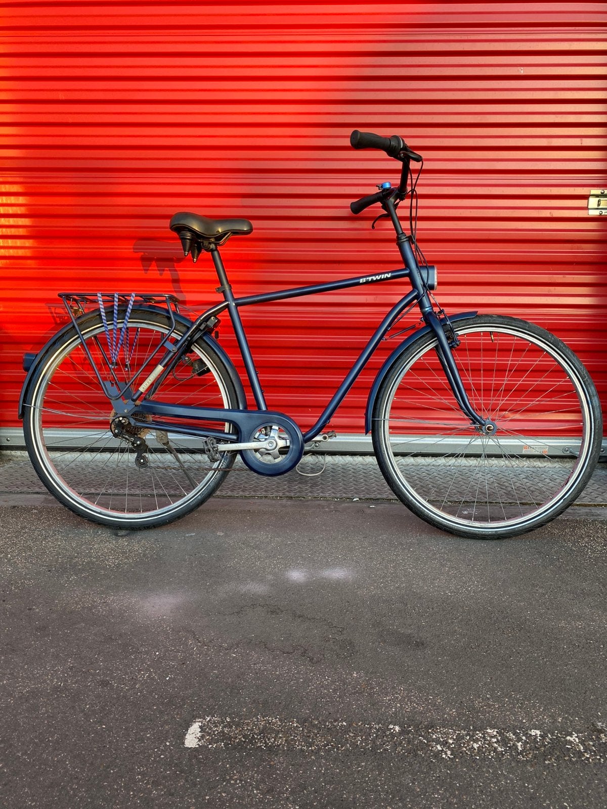 Hoogwaardige B-twin Elosps520 Herenfiets - topconditie, Velgrem, Versnellingen, Zo goed als nieuw, 53 tot 57 cm