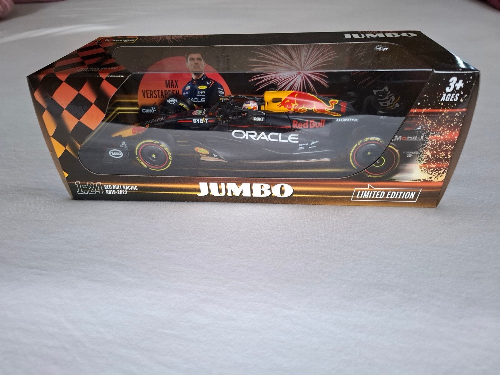 Max verstappen RB19 F1 jumbo 2023 Bbugaro limited edition., Ophalen, Nieuw, Auto, Bburago