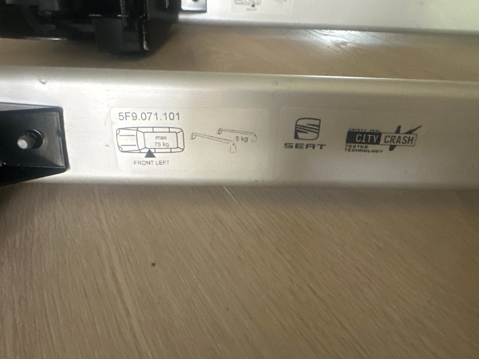 Originele Seat Leon FR ST dakdragers (5F9.071.101), Auto diversen, Dakdragers, Ophalen, Zo goed als nieuw