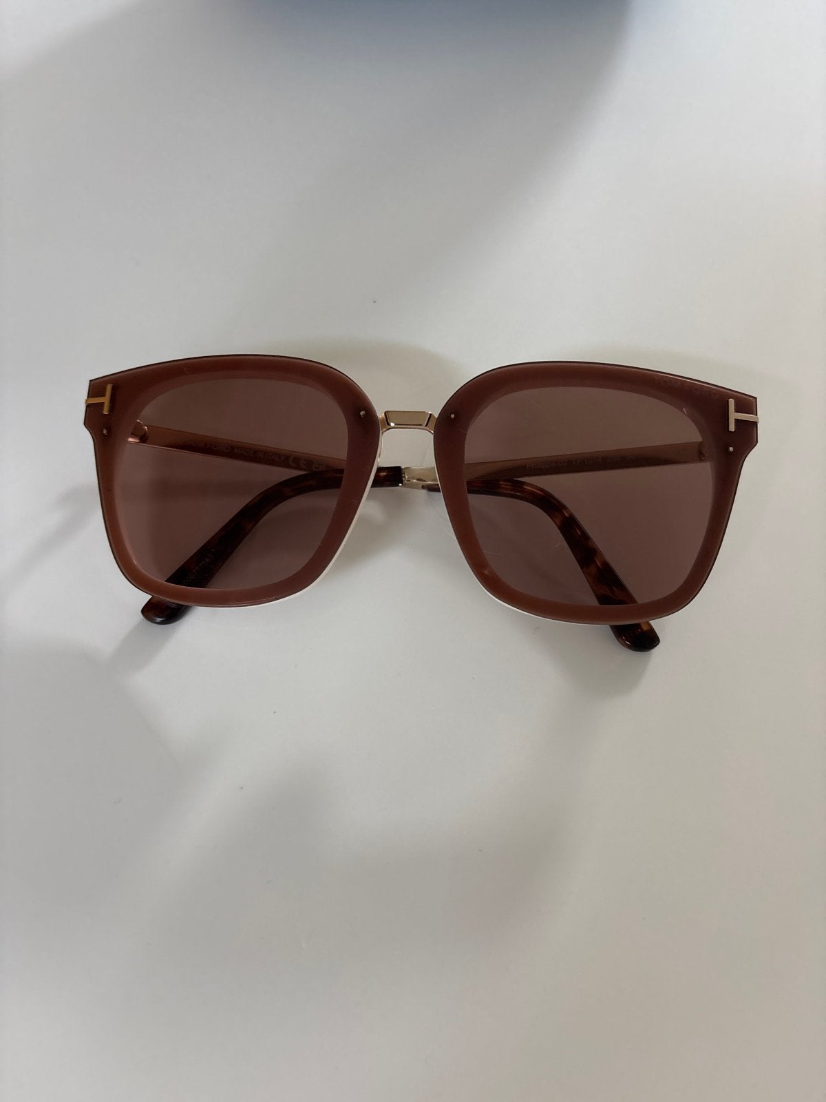 Tom Ford Zonnebril - Bruin/Beige-nieuw, Overige merken, Zonnebril, Bruin, Ophalen of Verzenden