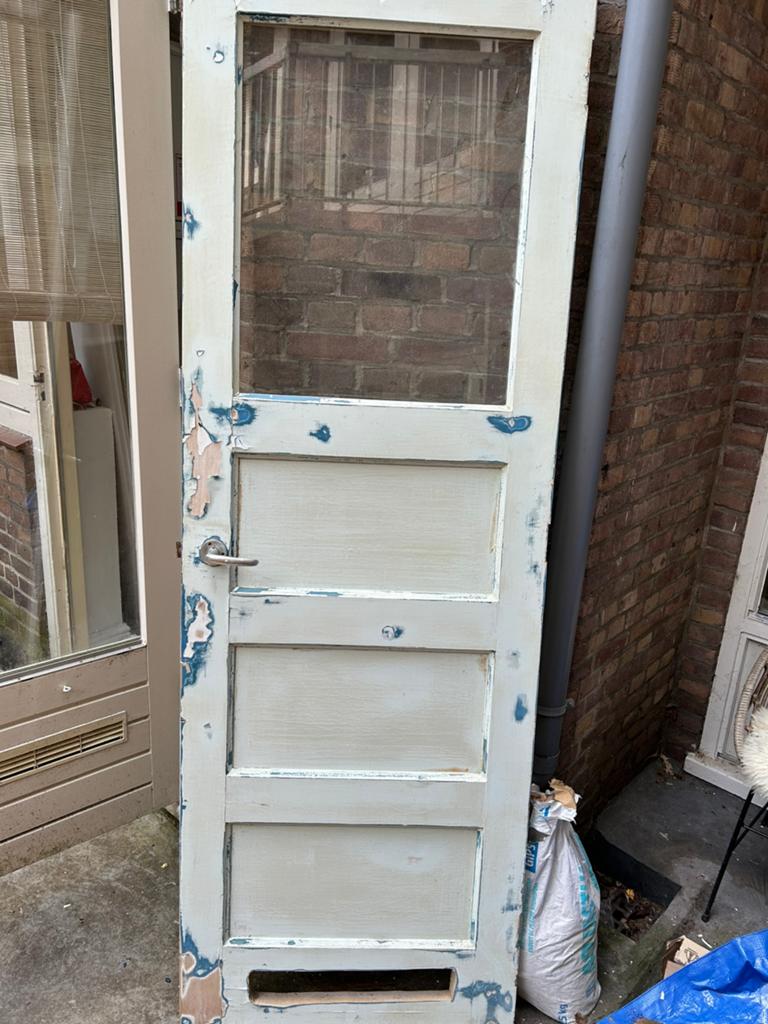 Oude paneeldeur gratis, Ophalen, Minder dan 80 cm, Binnendeur, Zo goed als nieuw