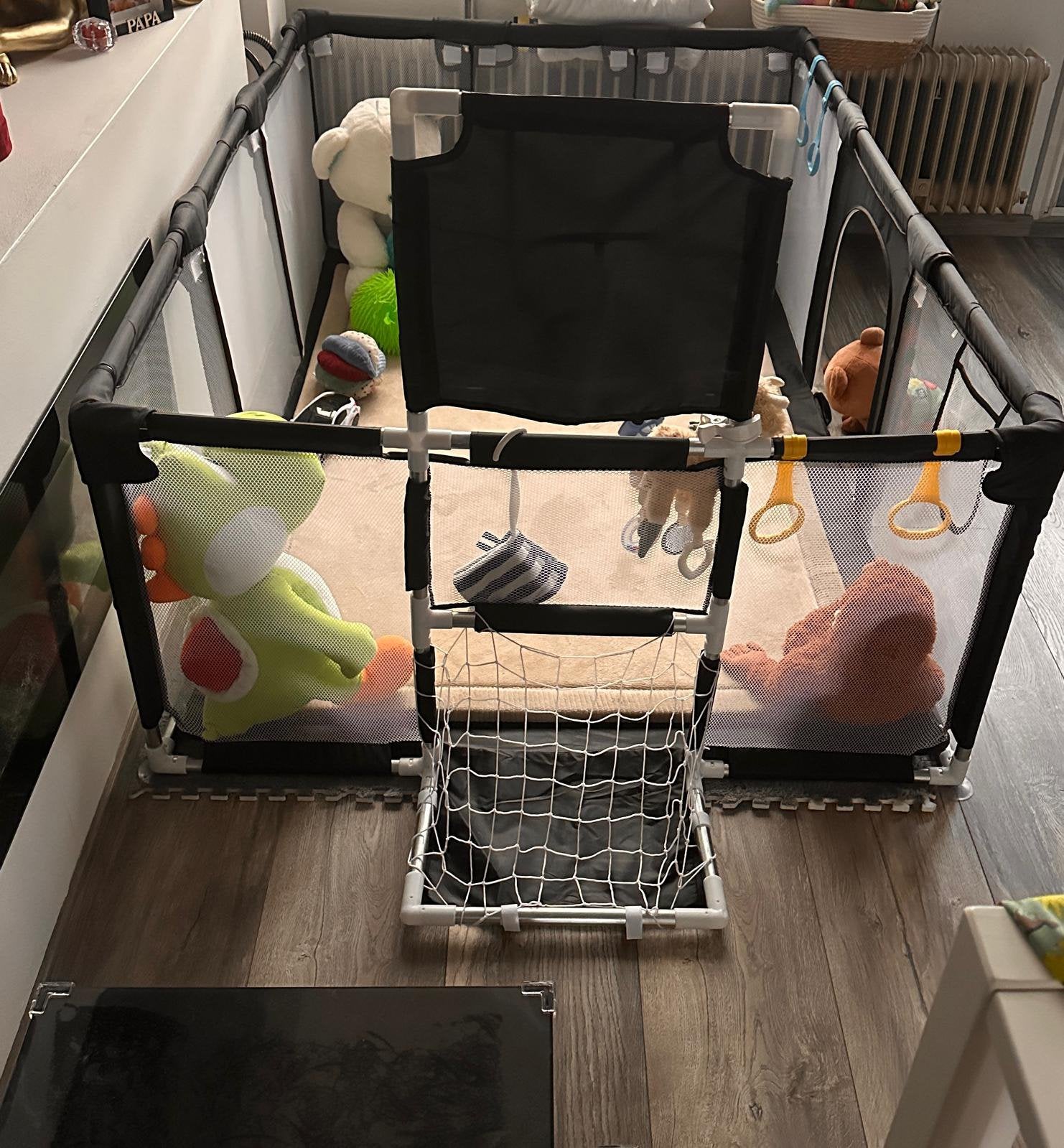 Grote babybox / grondbox met puzzelmat + accessoires, Ophalen of Verzenden, Zo goed als nieuw