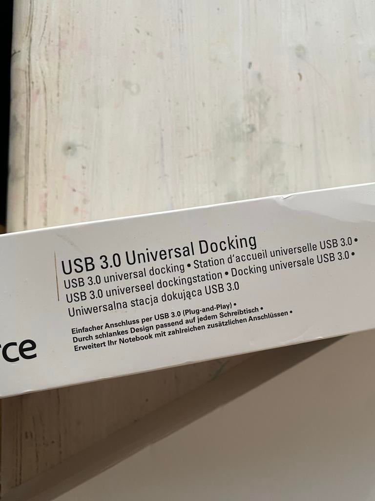 Renkforce USB 3.0 Universeel Docking Station, Ophalen of Verzenden, Zo goed als nieuw, Docking station, Harde schijf