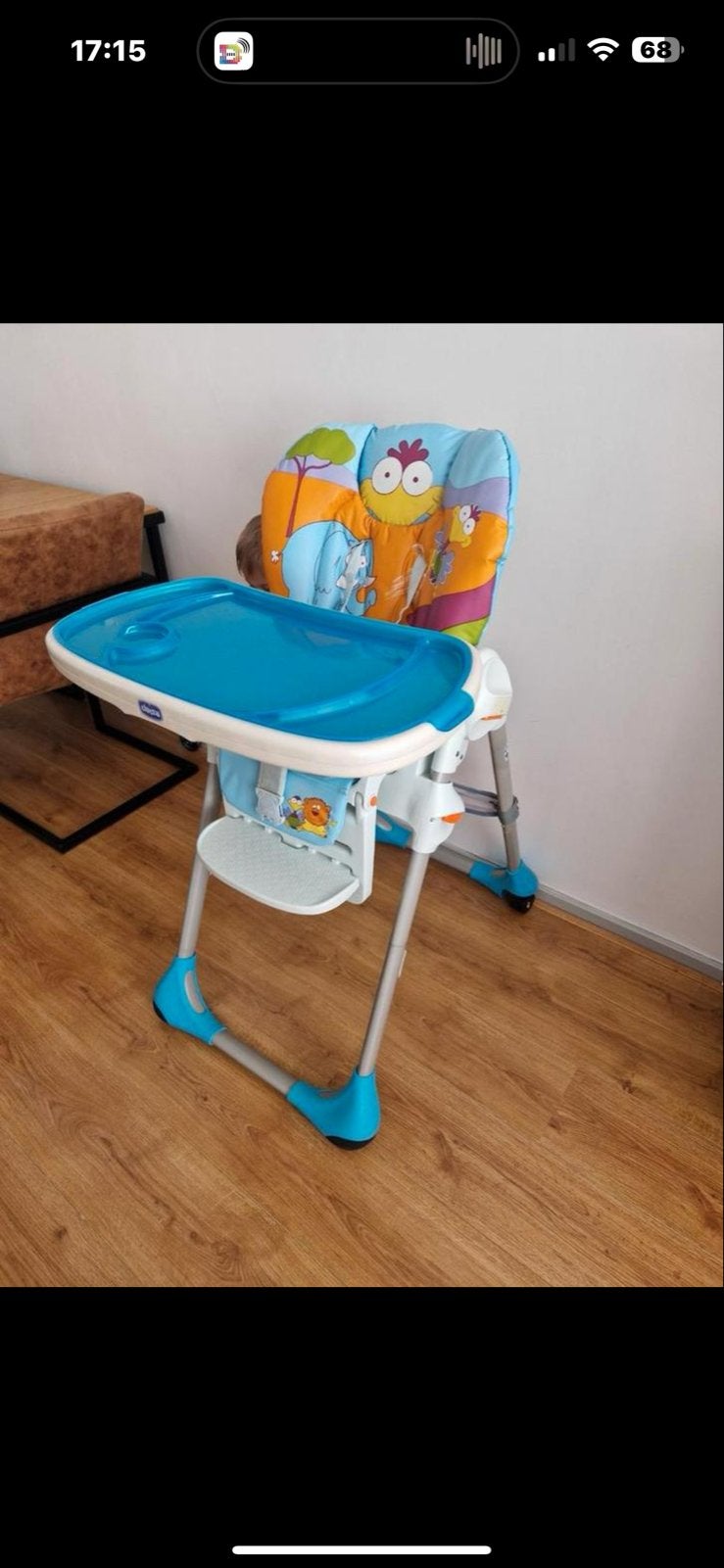 Chicco Polly Easy kinderstoel met eetblad, Ophalen, Gebruikt, Overige typen, Afneembaar eetblad