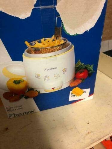 Fonduepan frituurpan mini Bestron, Witgoed en Apparatuur, Frituurpannen, Minder dan 1 liter, Ophalen of Verzenden, Nieuw