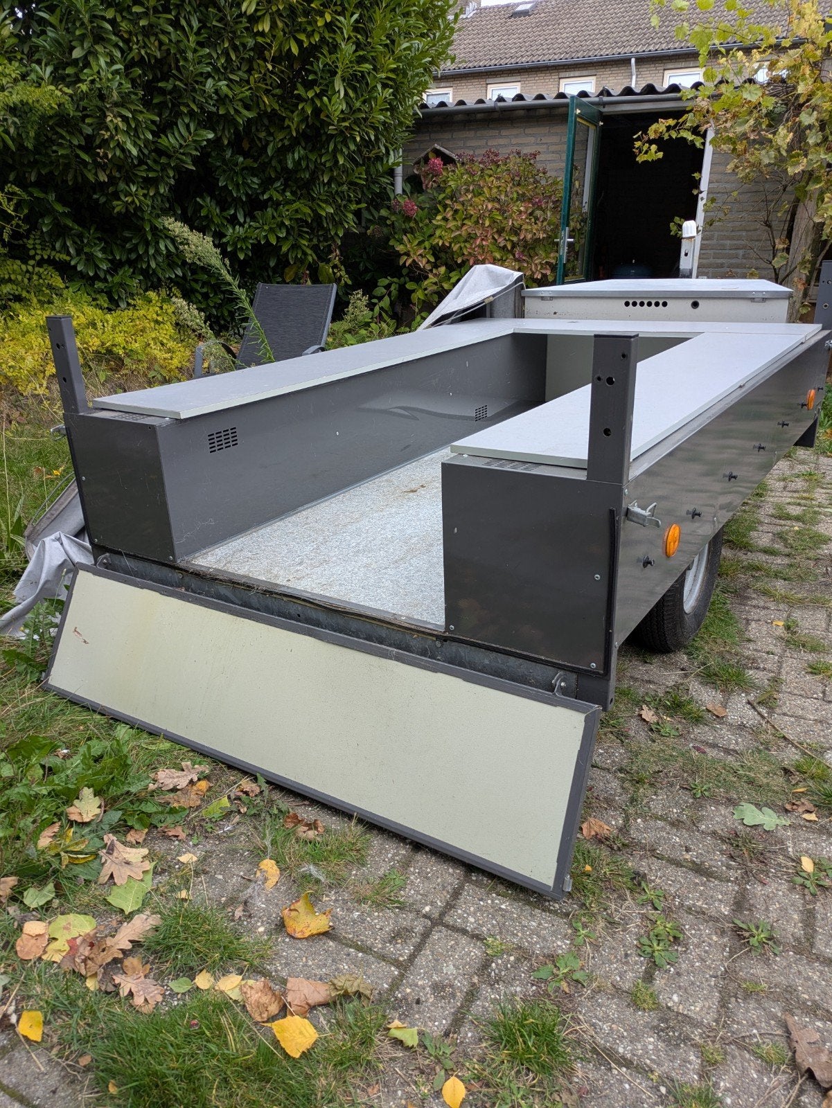 Aanhanger Jamet Canyon vouwwagen geremd met disselbak, Auto diversen, Aanhangers en Bagagewagens, Ophalen