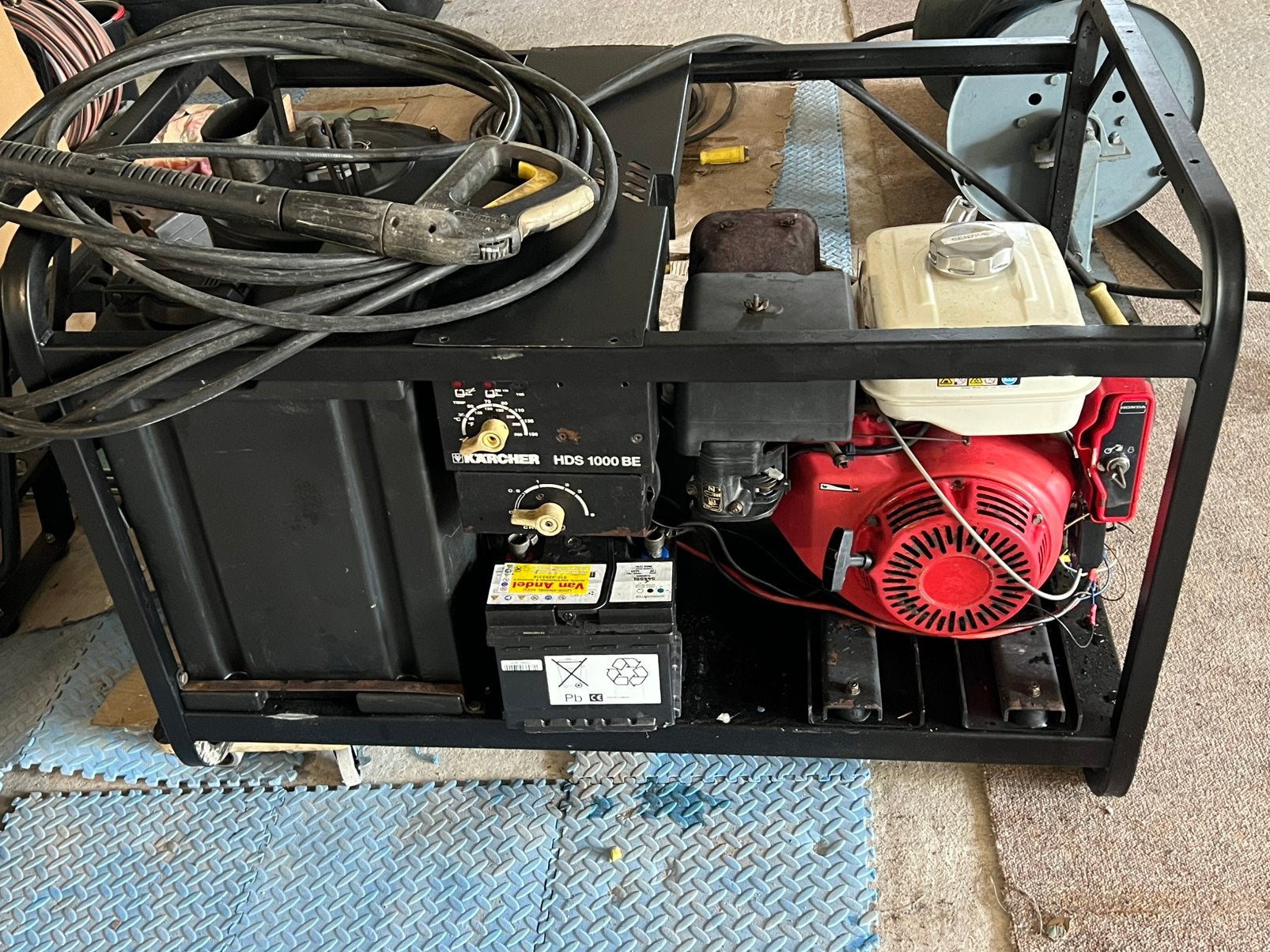 Hogedrukreiniger Kärcher HDS 1000 BE met warmwater, Ophalen of Verzenden, Zo goed als nieuw