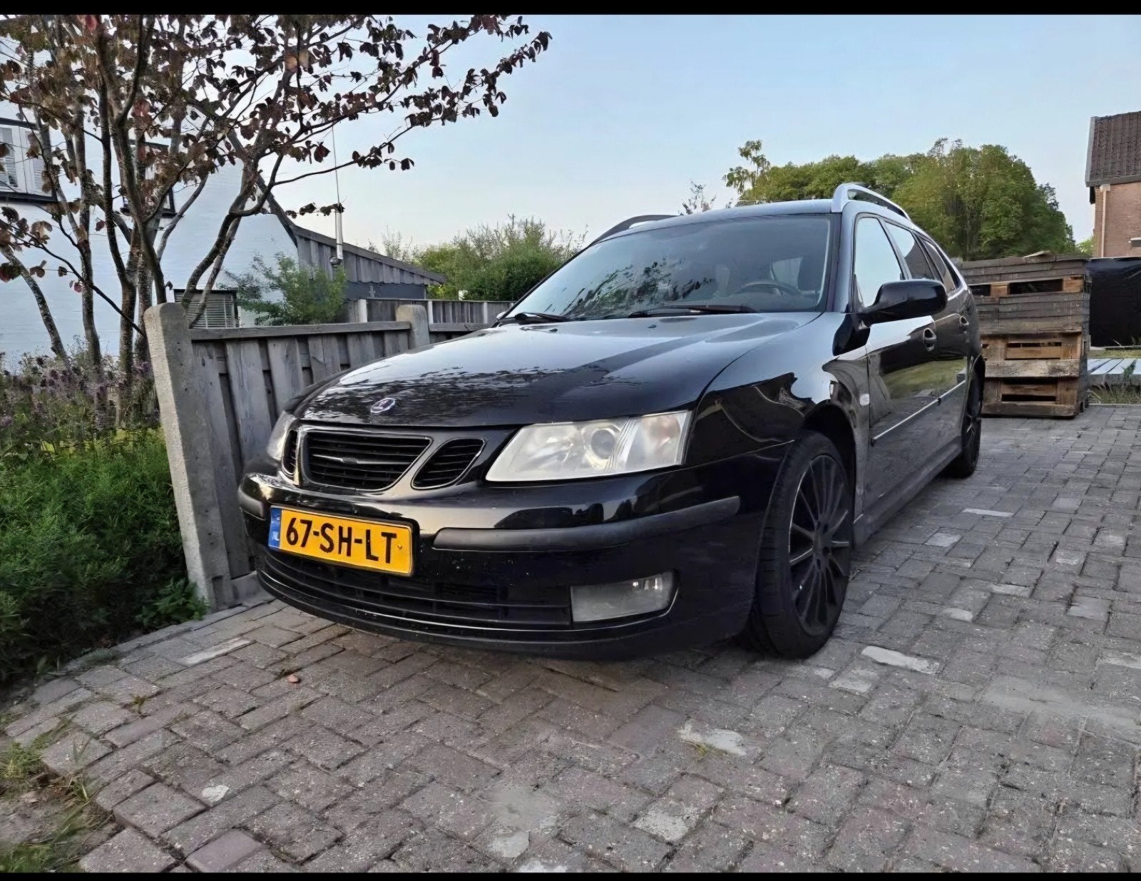 Saab 9-3 1.8 I Estate 2006 Zwart, Auto's, Saab, Particulier, Saab 9-3, Benzine, C, Stationwagon, Handgeschakeld, Origineel Nederlands