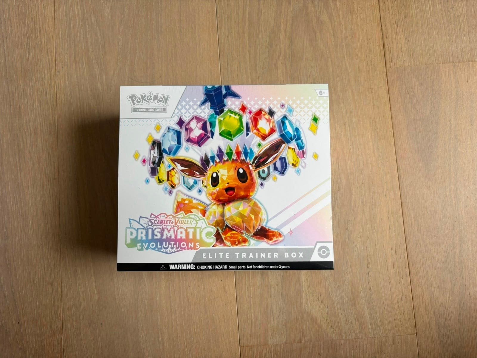 Pokémon Prismatic Evolutions Elite Trainer Box Nieuw Engels, Ophalen of Verzenden, Nieuw, Overige typen