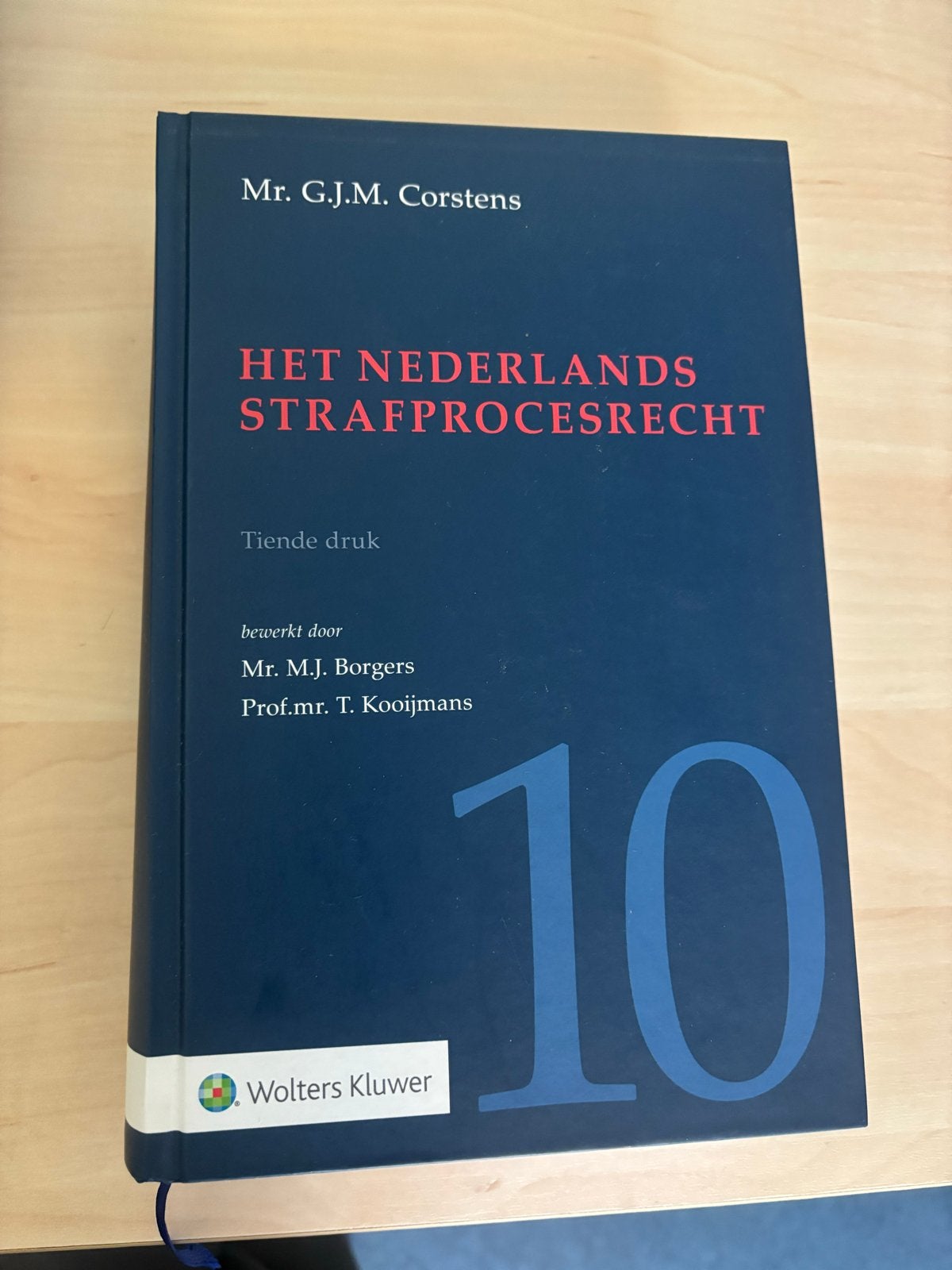 Het Nederlands Strafprocesrecht - 10e druk, Ophalen of Verzenden, Gamma, Zo goed als nieuw, WO