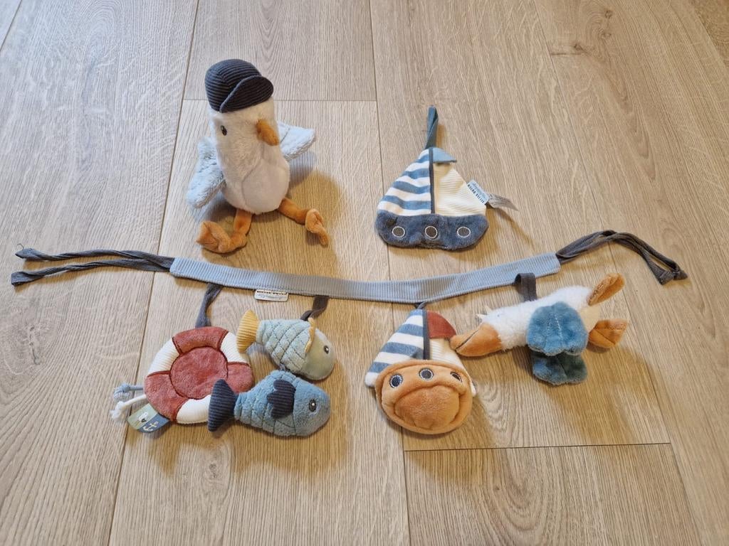 Little Dutch wagenspanner en knuffel meeuw, Ophalen, Zo goed als nieuw, Mobiel