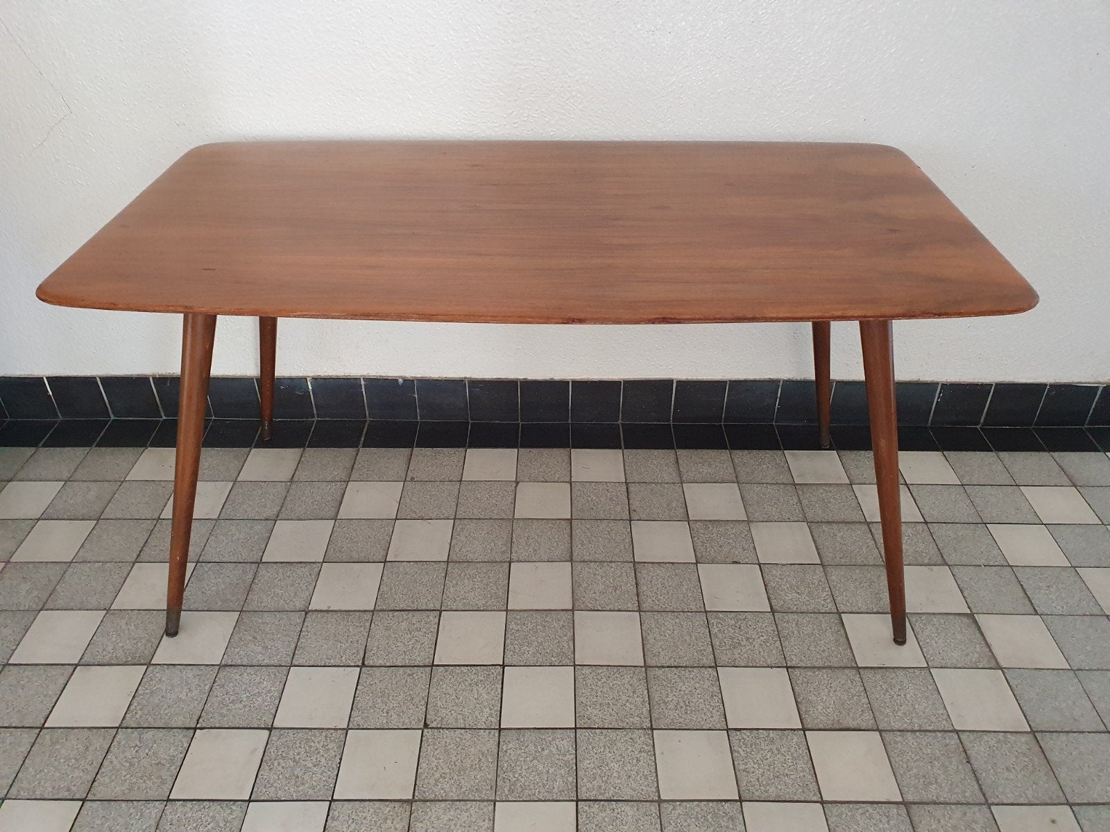 Salontafel bijzettafel jaren 60 teak A.A. Patijn Zijlstra, Ophalen