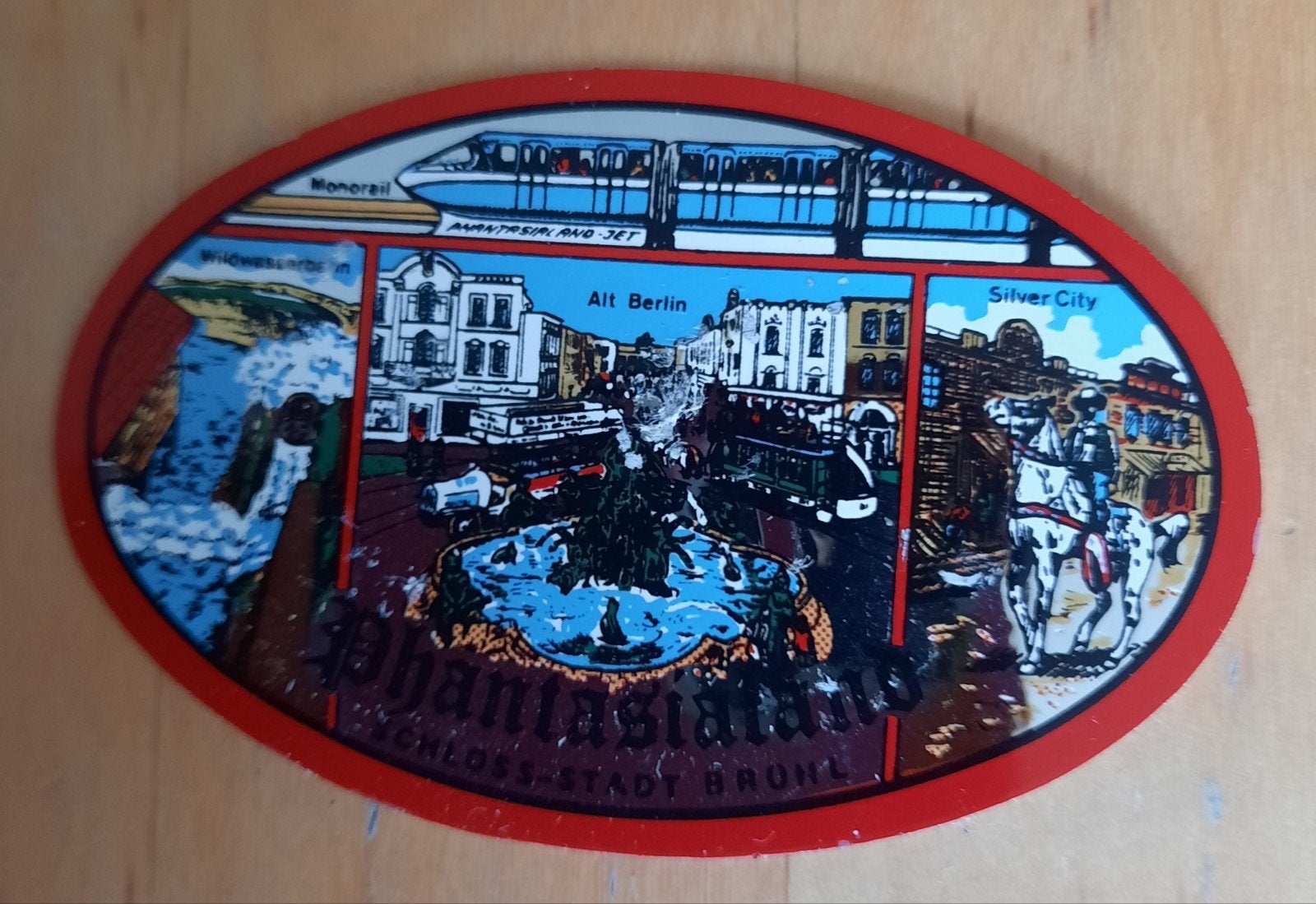 PHANTASIALAND STICKER, Ophalen of Verzenden, Zo goed als nieuw