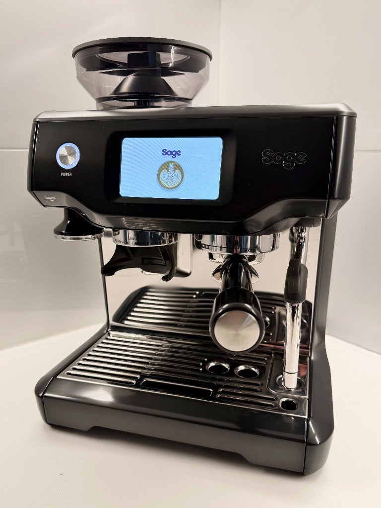 Sage Barista Touch Black Stainless Steel – zeer goede staat, Witgoed en Apparatuur, Verzenden, Espresso apparaat, Koffiebonen