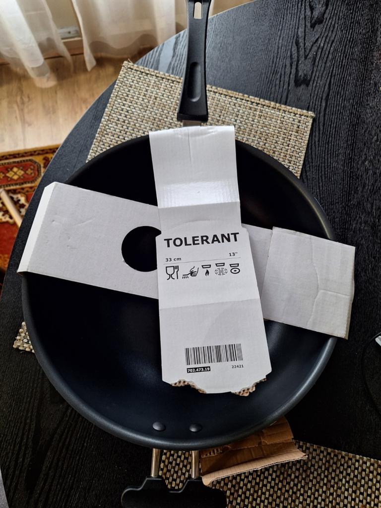 Koekepan Tolerant (Ikea)gas en kookplaat.GEEN  inductie!!, Ophalen, Nieuw, Rvs