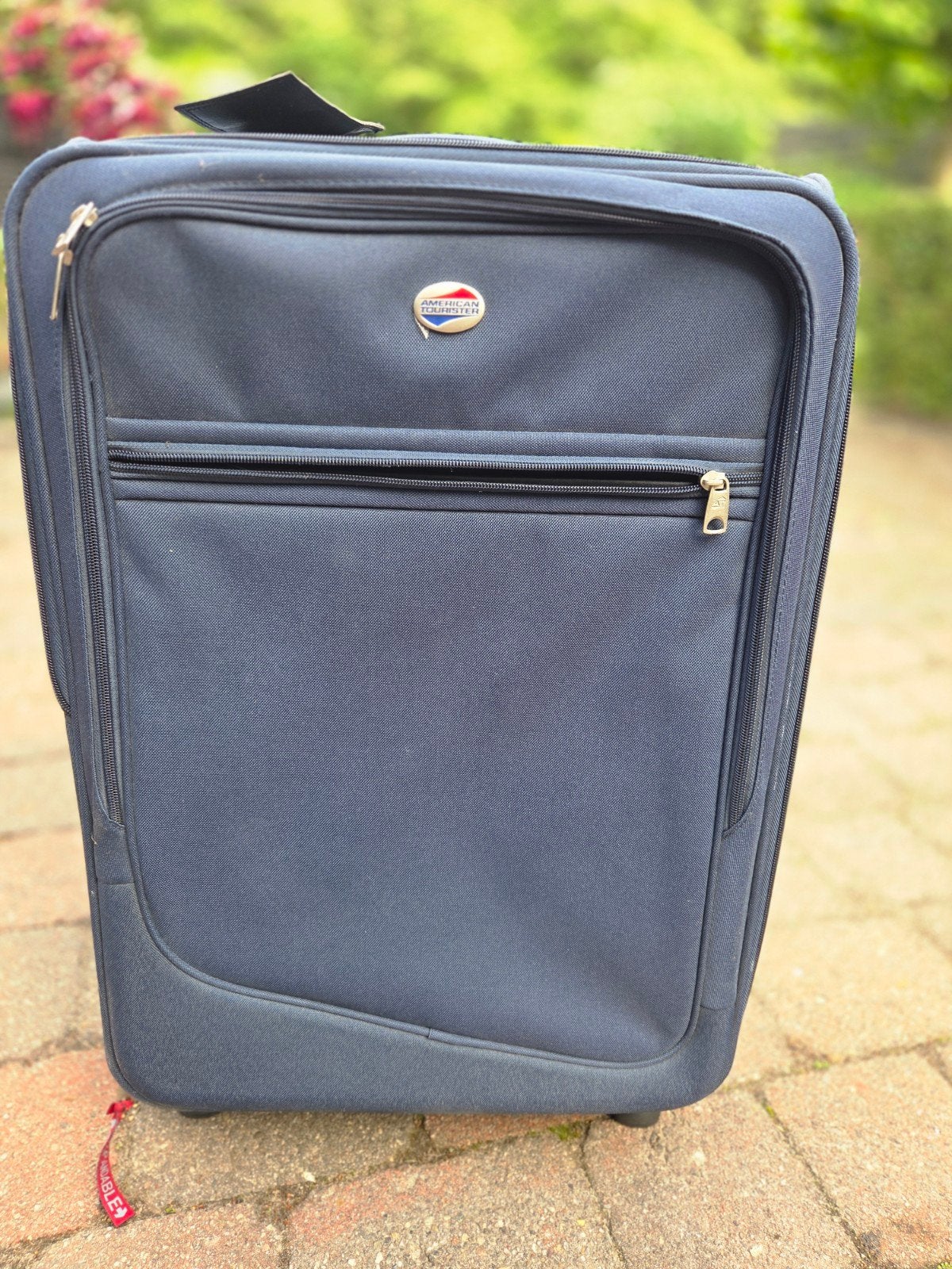 American Tourister Koffer - Blauw., Sieraden, Tassen en Uiterlijk, Tassen | Reistassen en Weekendtassen, Ophalen, Gebruikt, Blauw