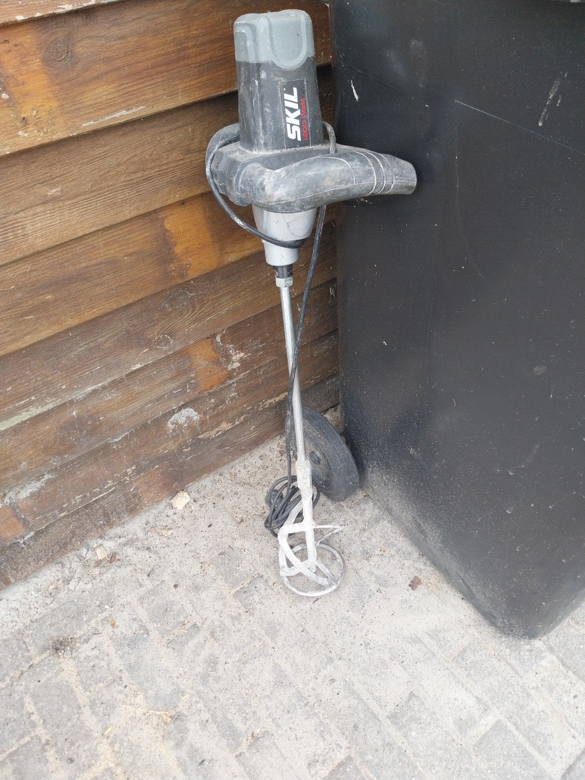 Skil 1200W Mengmachine/Verfmenger - Zo goed als nieuw, Ophalen, Zo goed als nieuw