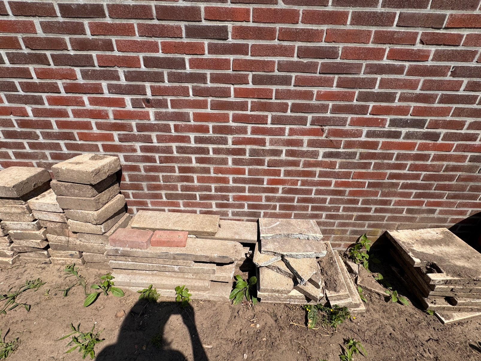 Gratis stenen, Ophalen, Gebruikt, Beton, Klinkers