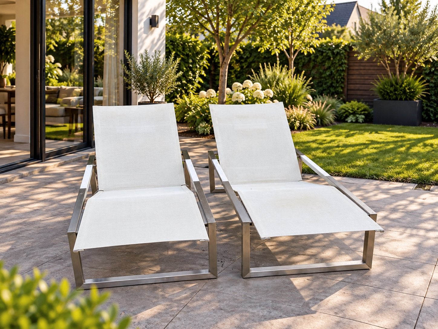 Royal Botania Ninix ligbedden inc tafel, Tuin en Terras, Ophalen of Verzenden, Zo goed als nieuw