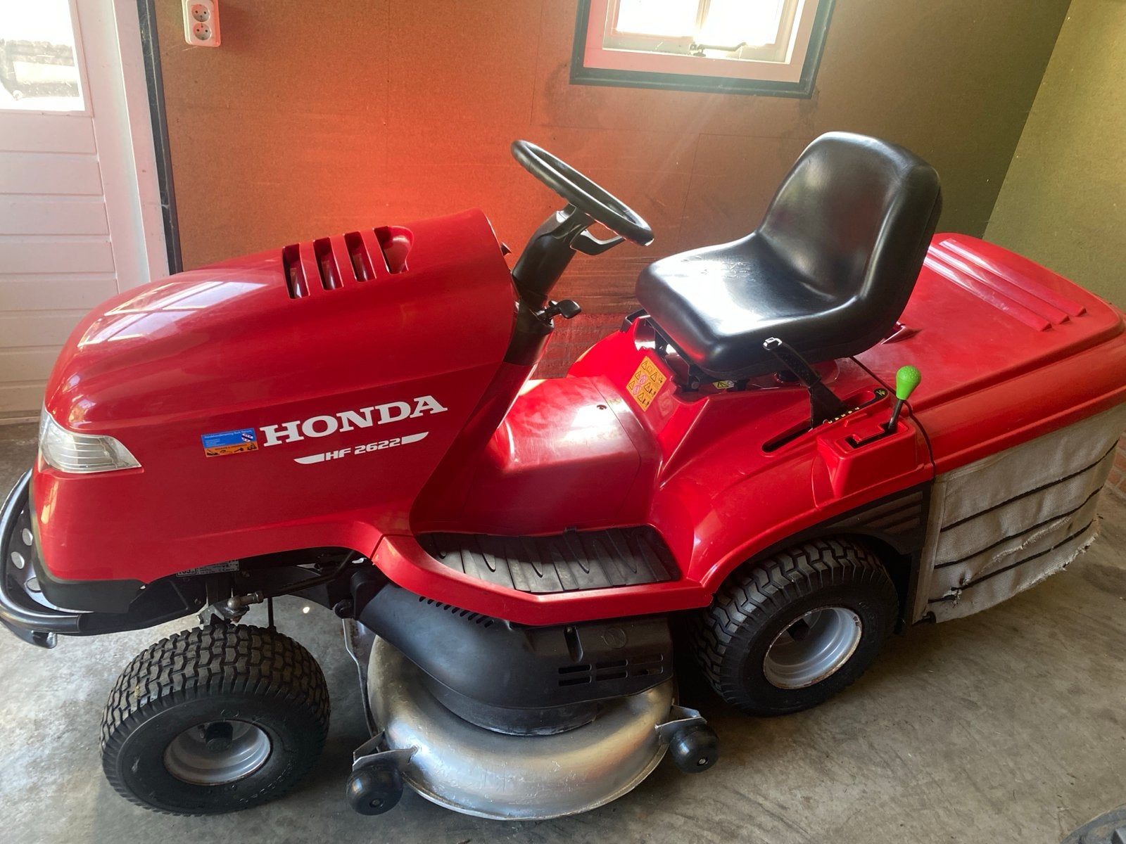 Honda HF2622 Zitmaaier - Nette machine met mulch en opvangba, Honda, Mulchfunctie, Ophalen of Verzenden, 120 cm of meer