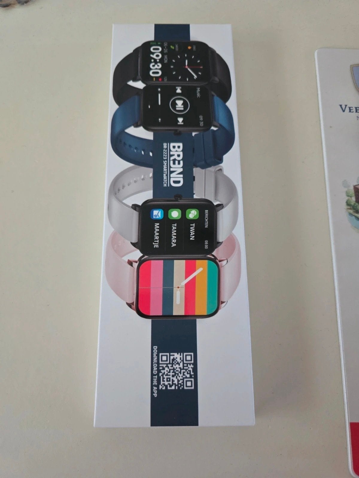 BR3ND BR-2223 Smartwatch - Nieuw in doos, Blauw, Blauw, Nieuw, Ophalen of Verzenden, Waterdicht