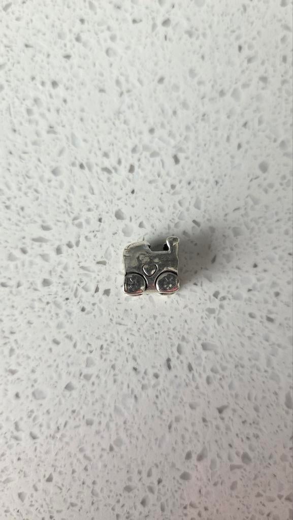 Pandora bedel kinderwagen, Ophalen of Verzenden, Gebruikt, Zilver, Pandora