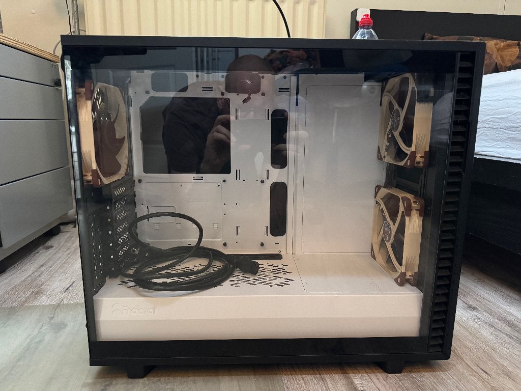 Fractal Design Define 7 + Corsair RM850x wit + 3x Noctua 140, Ophalen, Zo goed als nieuw